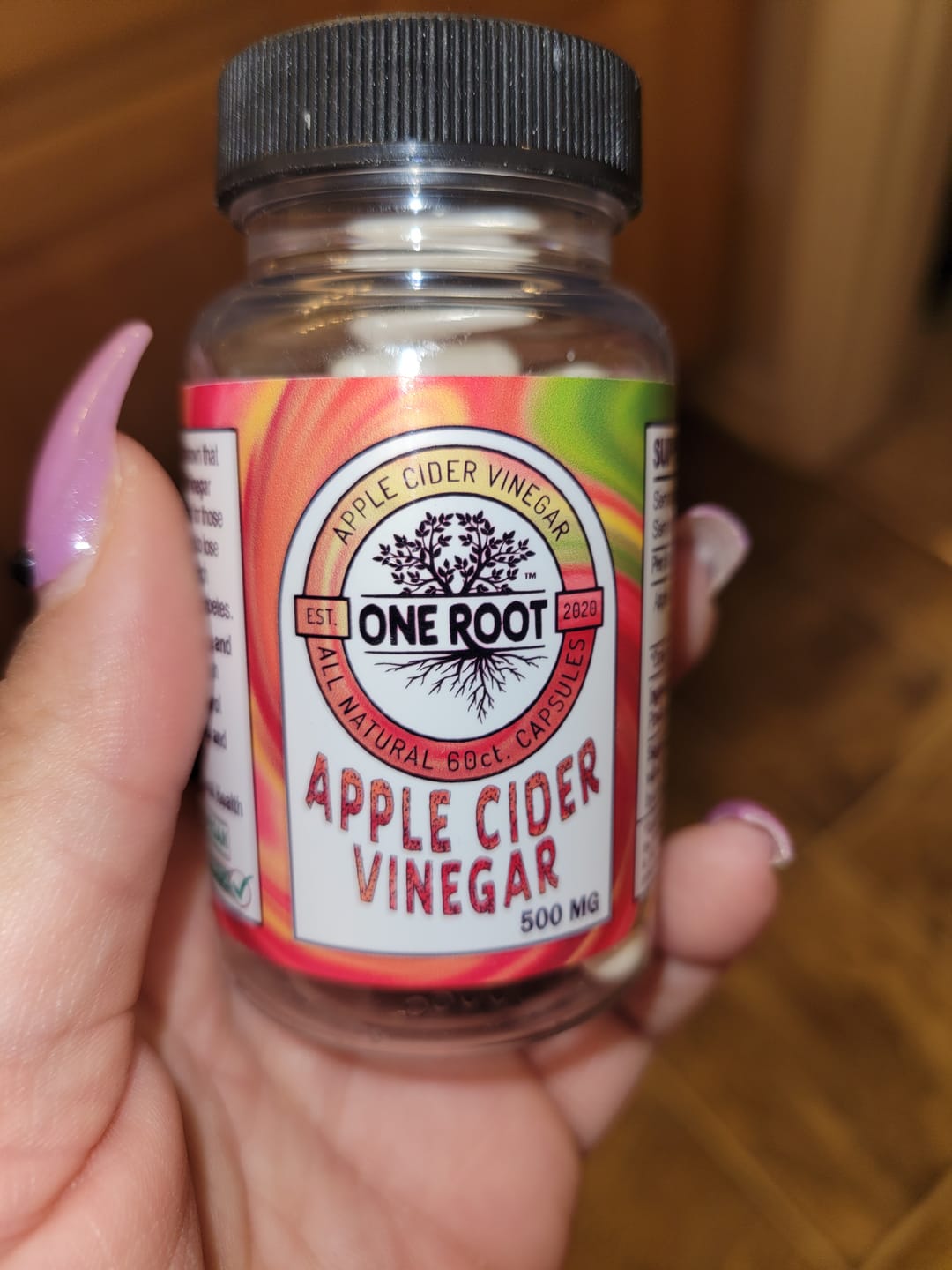 Customer photo review of Apple Cider Vinegar Capsules: 60ct.