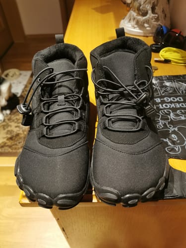 Customer photo review of Winter Pro - wasserfeste Barfußschuhe