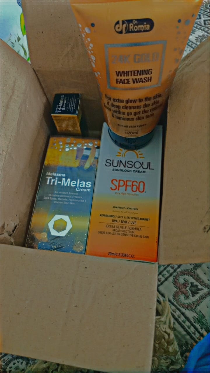 Customer photo review of SPECIAL PIGMENTATION BUNDLE (MELASMA, FRECKLES & DARK SPOTS)