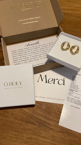 Customer photo review of Boucles d’oreilles  ASNATH