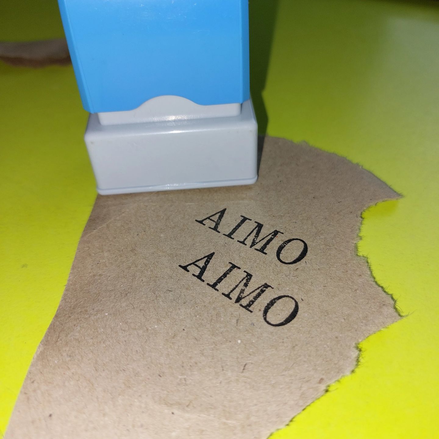 Customer photo review of NameStamp-Business Style Name Stamp