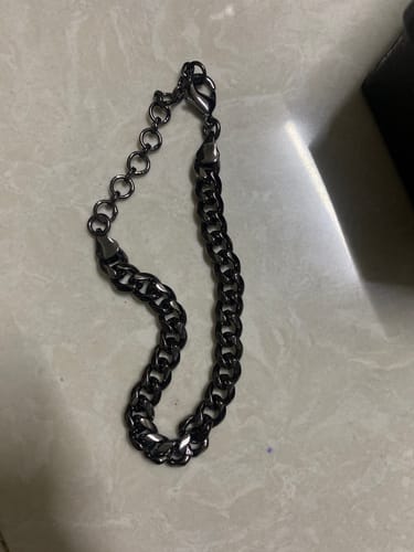 Customer photo review of Men's Cuban Bracelet