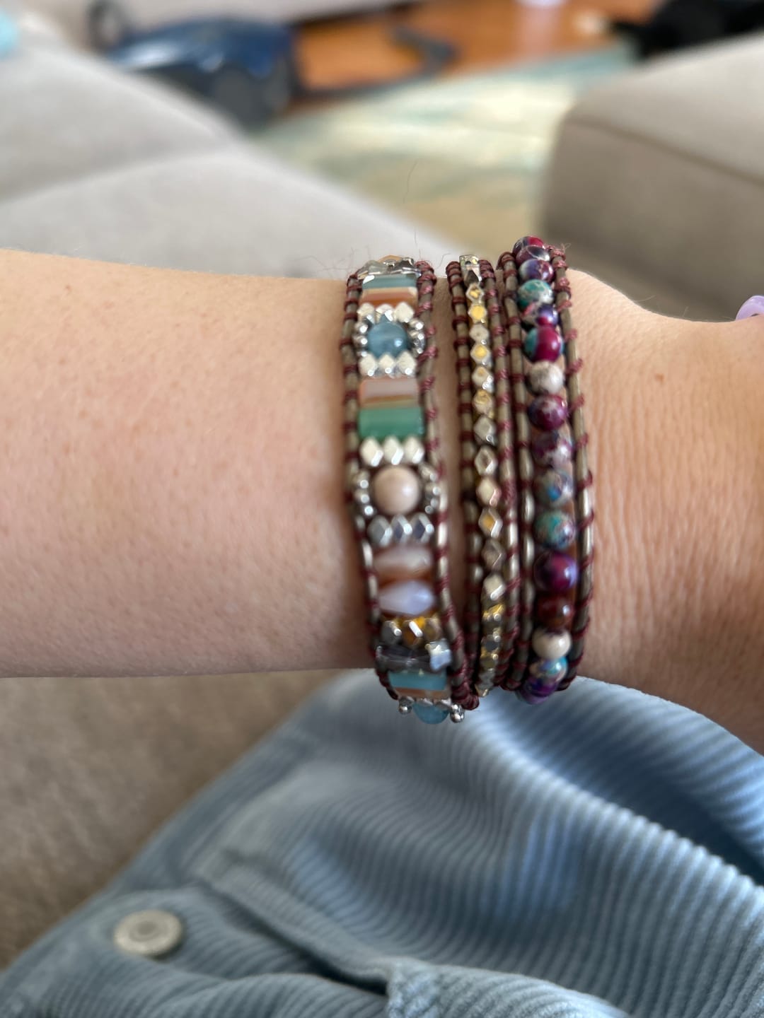 Customer photo review of Imperial Heart Protection Wrap Bracelet