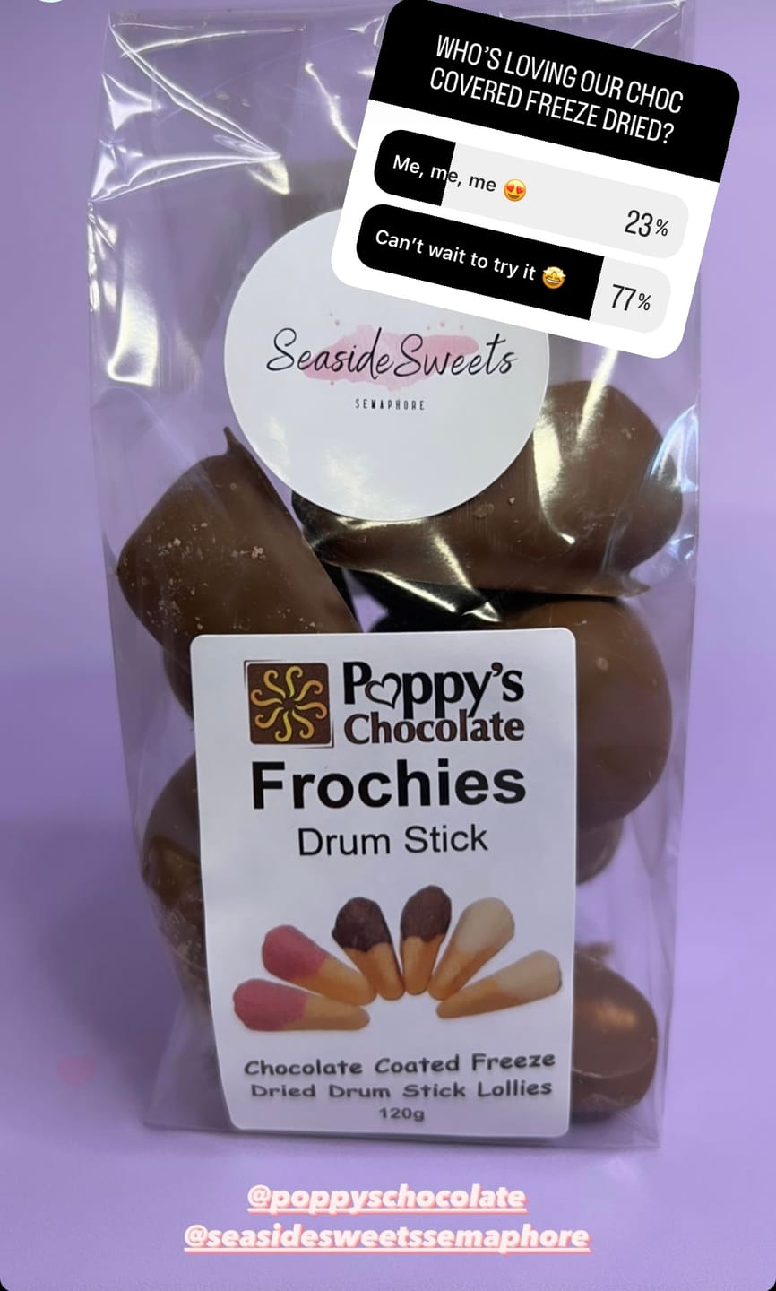 Customer photo review of Freeze Dried Pineapple Lollies