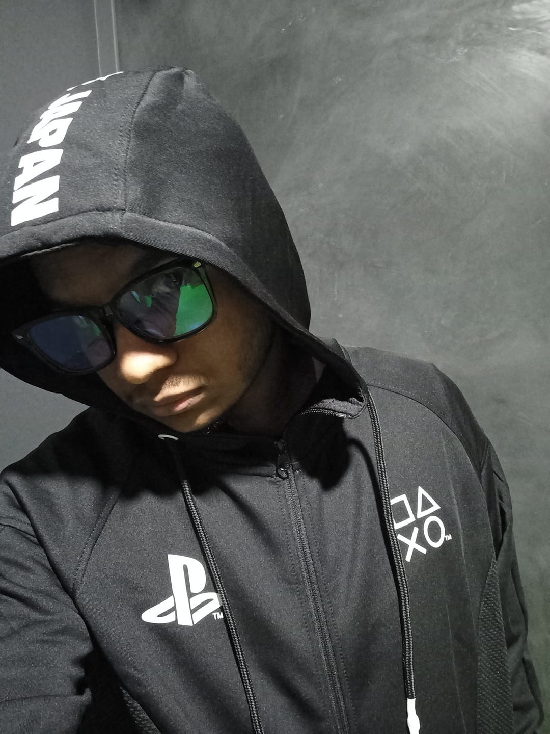Customer photo review of Sony - PlayStation - Black & White Teq - Hoodie