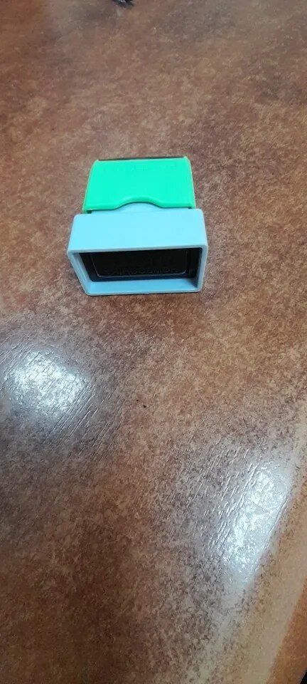 Customer photo review of NameStamp-Business Style Name Stamp
