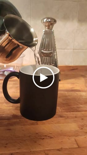 Customer video review of Tazza magica personalizzata 325ml