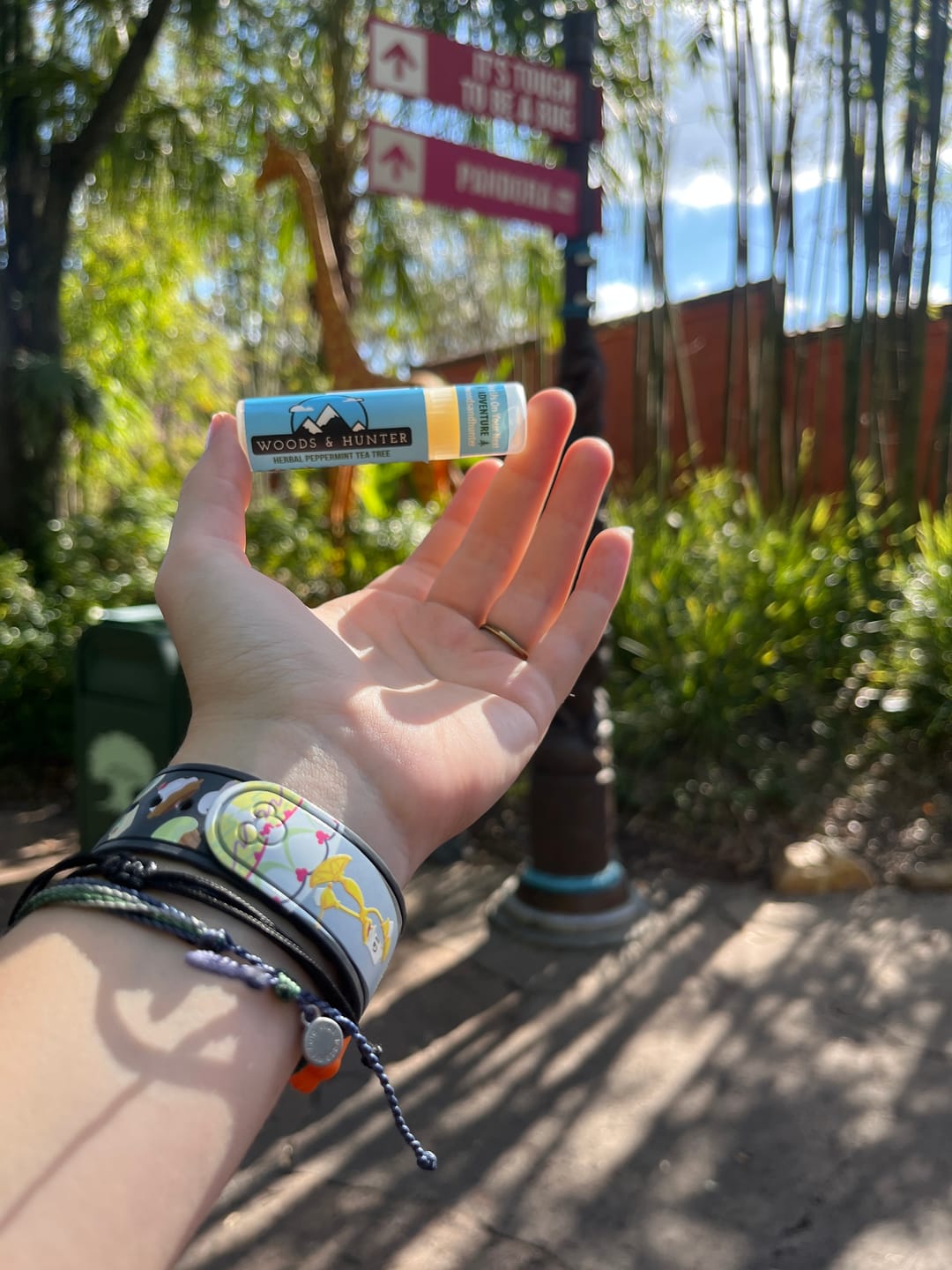 Customer photo review of Woods & Hunter Herbal Peppermint Tea Tree Lip Balm