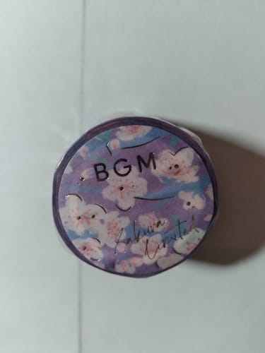 Customer photo review of BGM Hanami Masking Tape - Purple Blossom - Limited Spring Edition