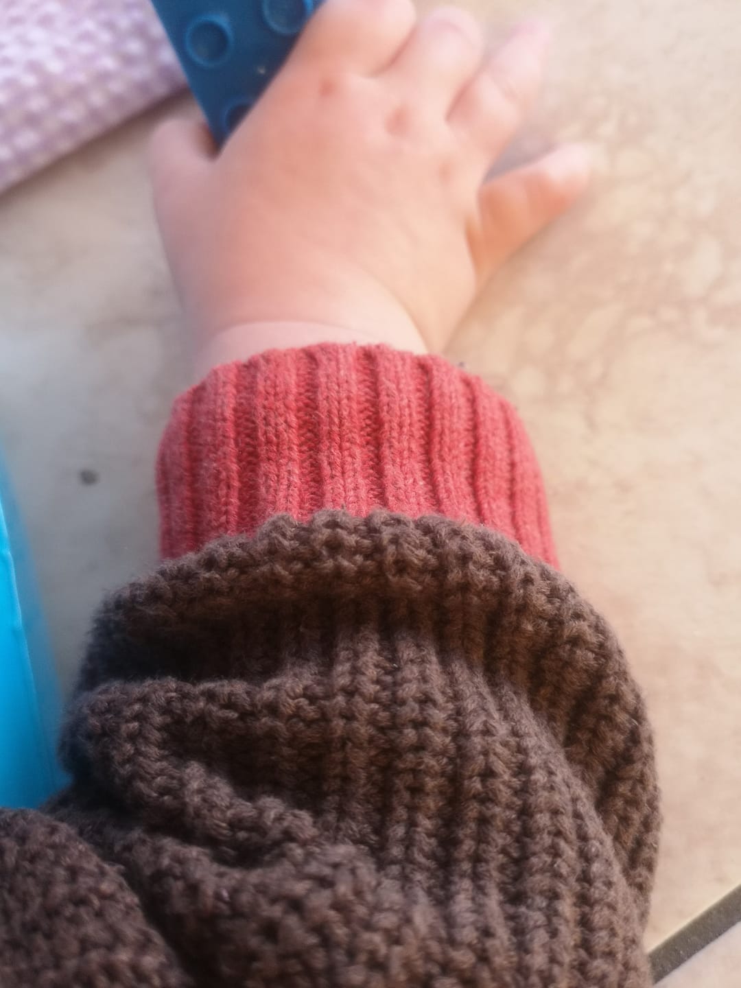 Customer photo review of From One To Another Pinecone Snuggly Knitted Jumper