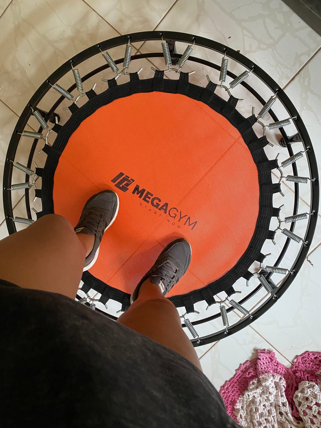 Customer photo review of Mini Jump Trampolim Profissional 32 Molas