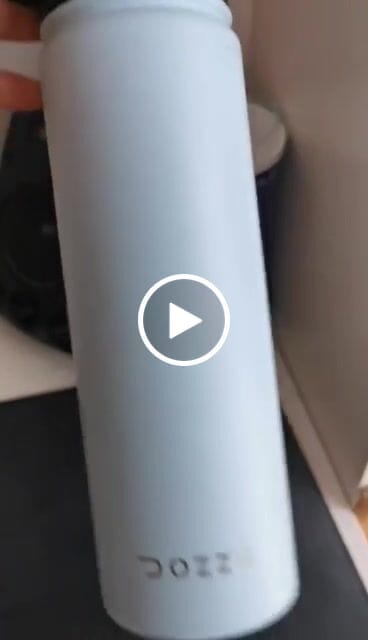 Customer video review of DOZZE Voyager Water Bottle