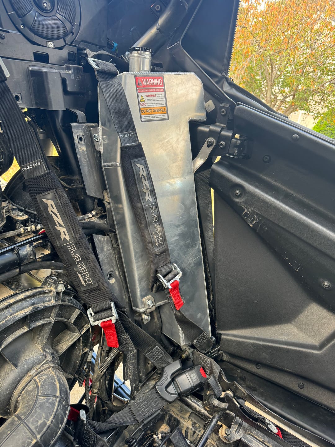 Customer photo review of RZR Pro R 2 Seat 4 Gallon Auxiliary Fuel Tank (Pre Order)(See Description)