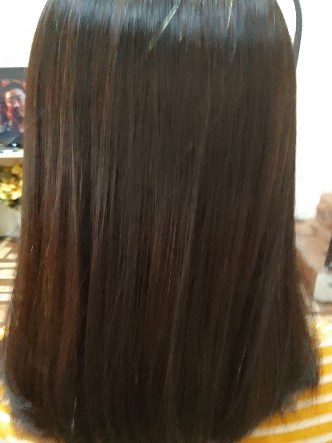 Customer photo review of Ultimate Liss Hair Treatment 1L - Hanna Lee