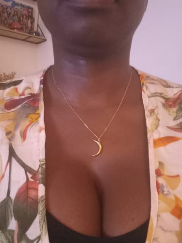 Customer photo review of Collier or lune