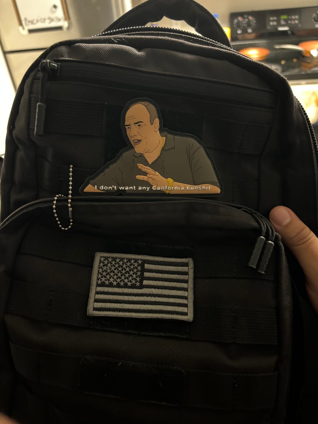 Customer photo review of No California Bulls!*$ Patch