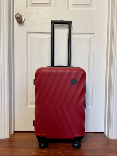 Customer photo review of Globetrotter 21" Hardside Rolling Carry-on Stylish Suitcase
