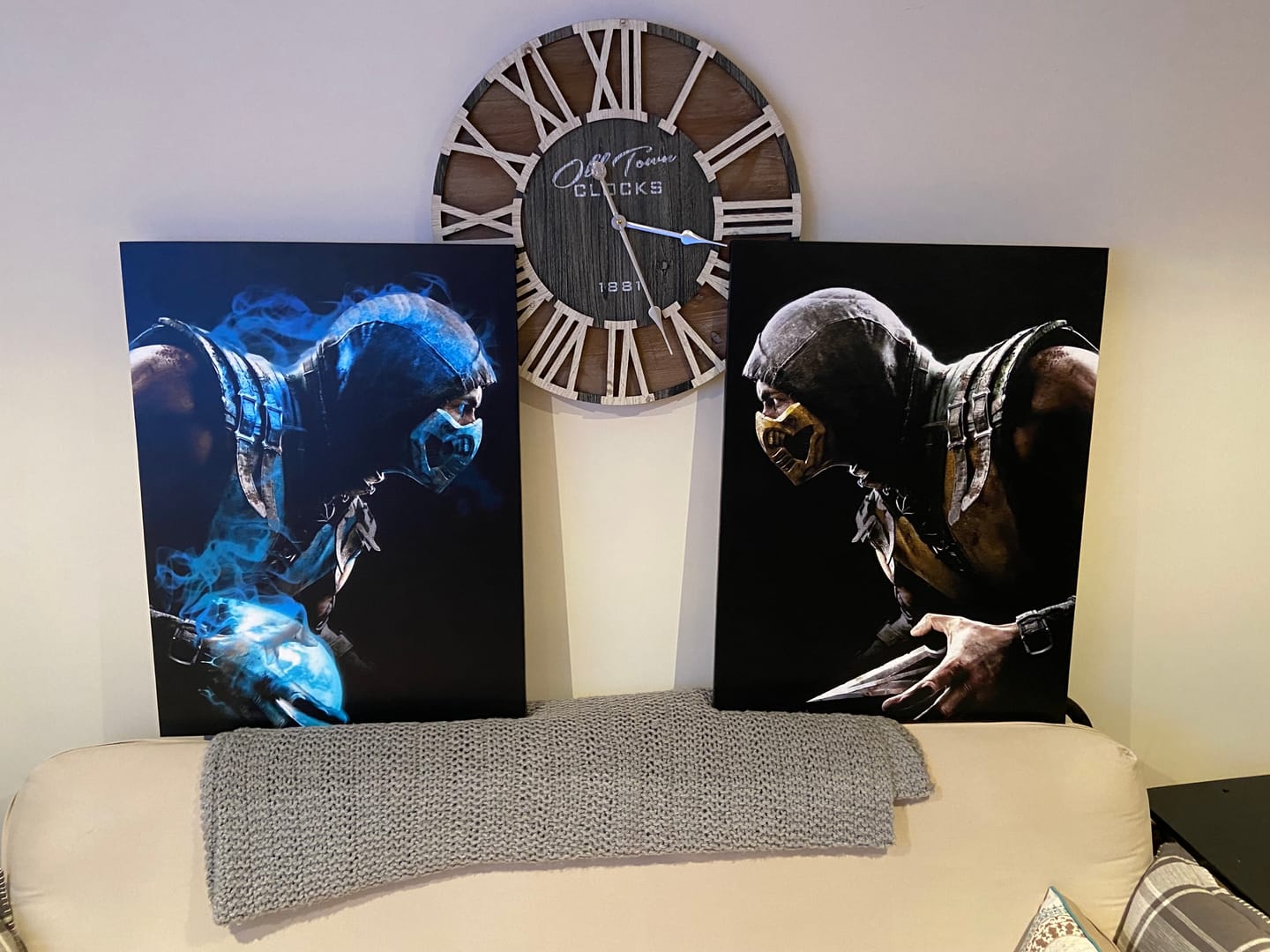 Customer photo review of Mortal Kombat Wall Art