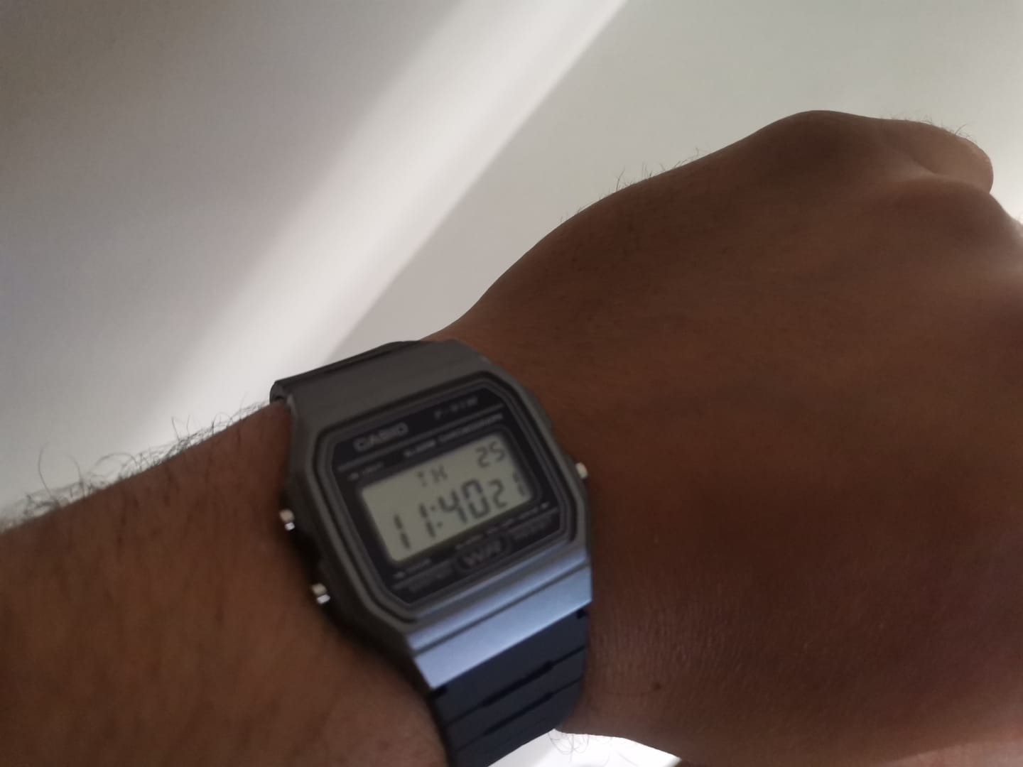 Customer photo review of Reloj Casio Vintage F-91WM-1BDF Gris/Negro