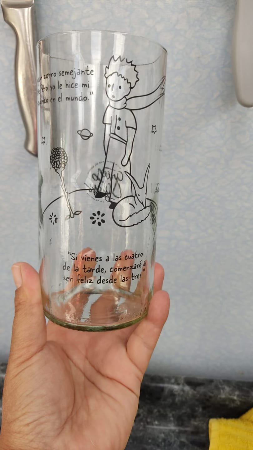 Customer photo review of El Principito Juego de 6 Vasos