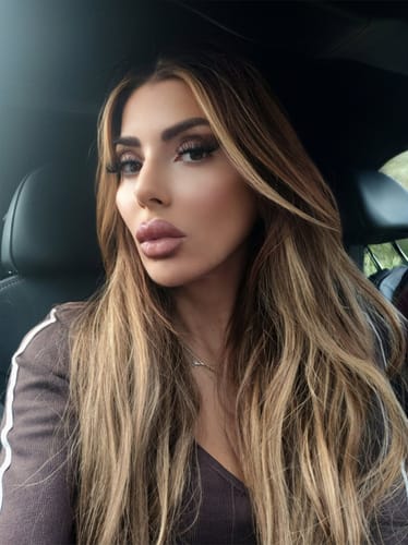 Customer photo review of Heartbreaker Strip Lashes