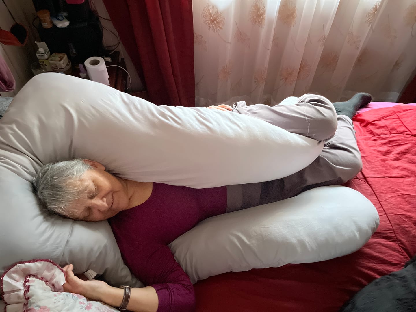 Customer photo review of Almohada Cuerpo Completo Dormilones (Pruébala GRATIS)