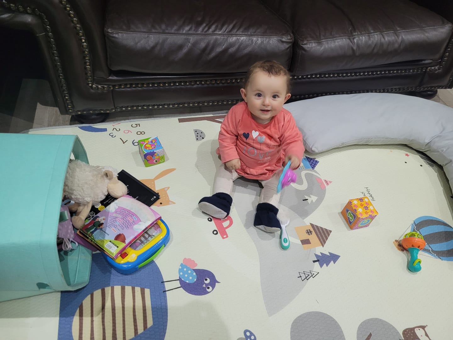 Customer photo review of Woodlands and Car Track play mat (150cm x 180cm x 2cm)
