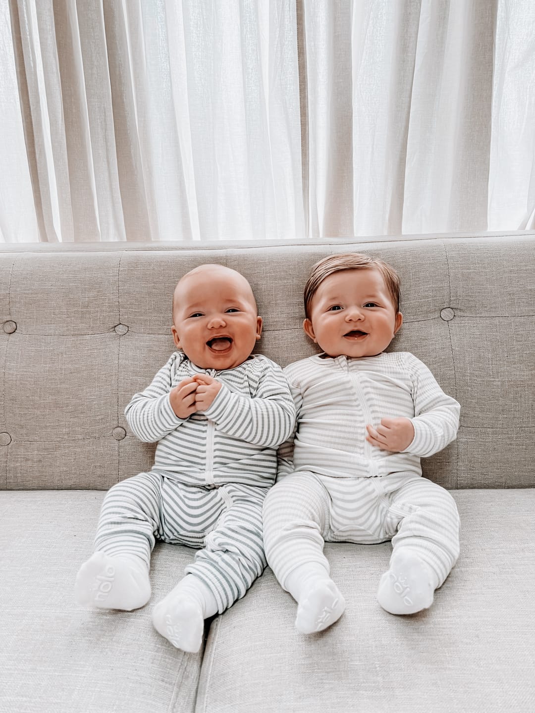 Customer photo review of *Limited Edition* Matchy Gripper Socks