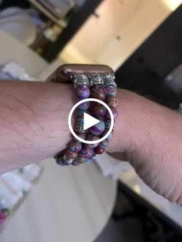 Customer video review of Intense Jasper Stretch Apple Watch Strap