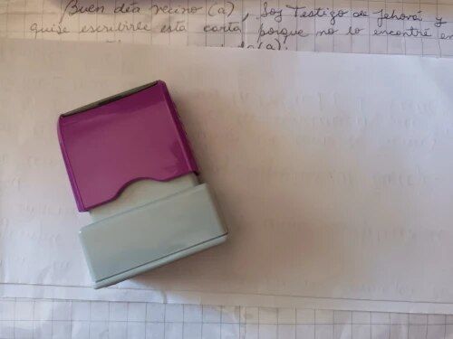 Customer photo review of NameStamp-Business Style Name Stamp