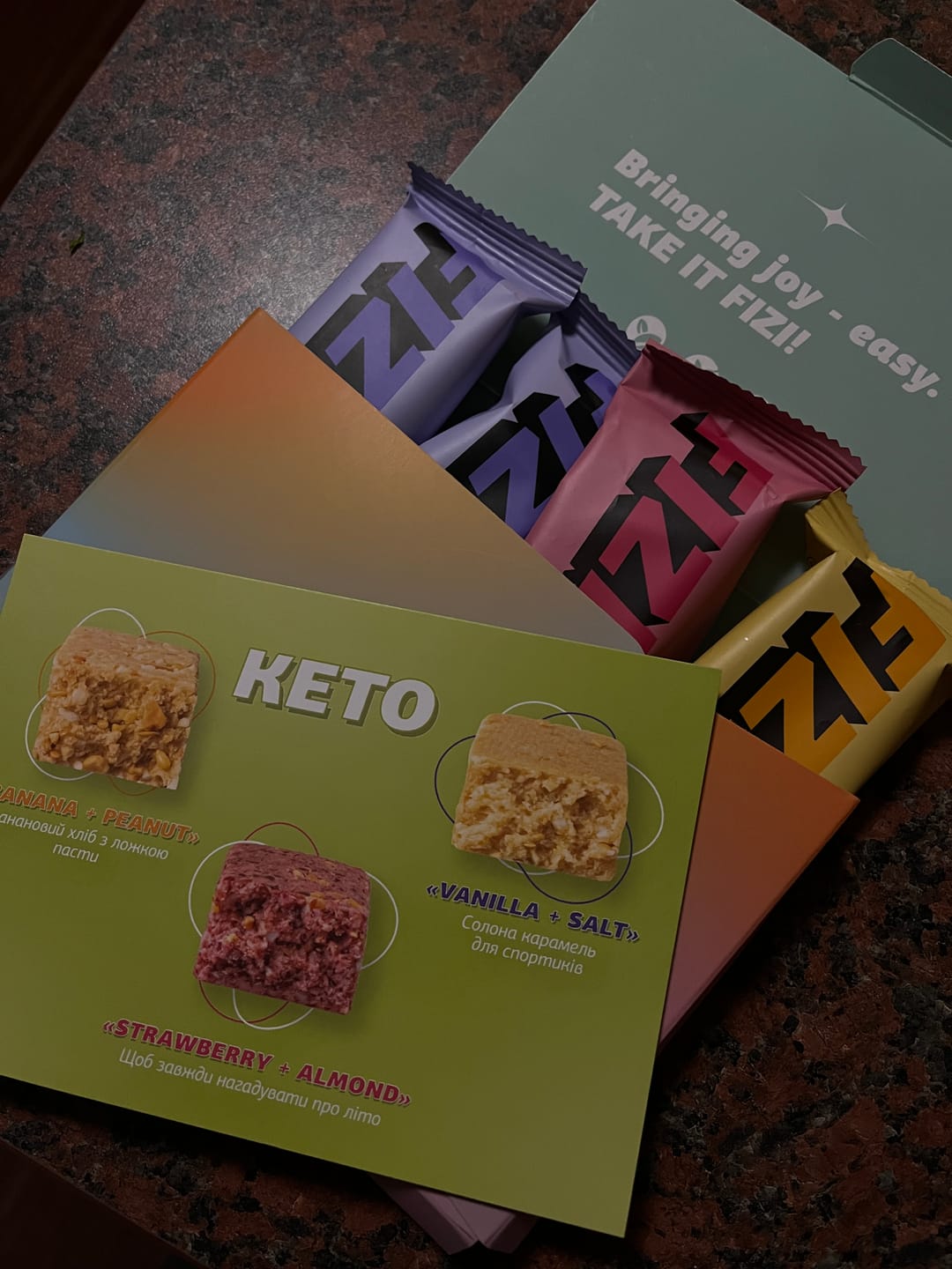 Customer photo review of Набір батончиків "Mini Box Keto" 4х45г