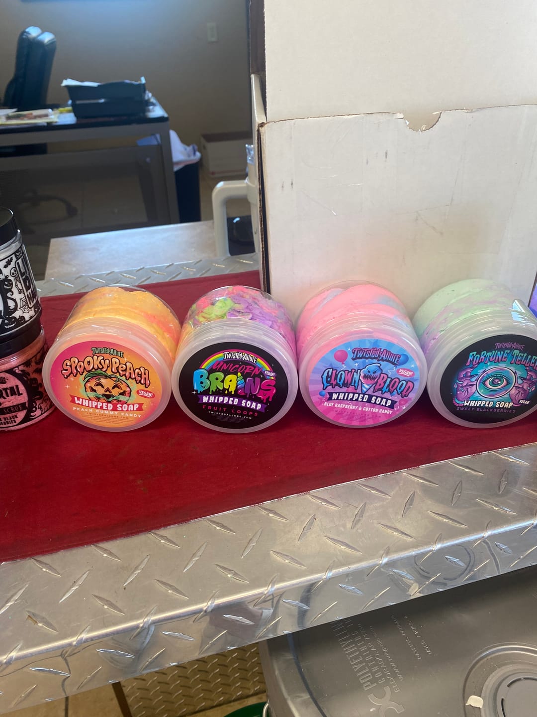 Customer photo review of Unicorn Brains Whipped Soap (Fruit Loops Cereal)
