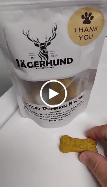 Customer video review of PB & Bacon Biscuits