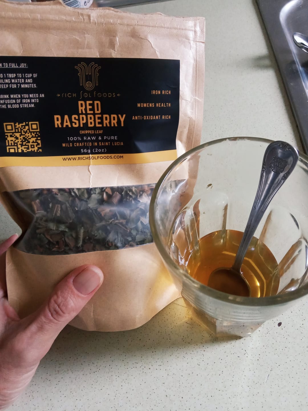 Customer photo review of Red Raspberry Leaf