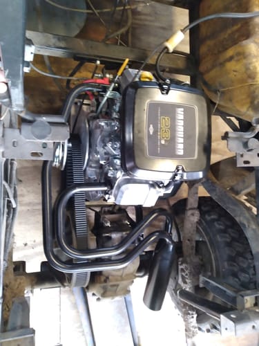 Customer photo review of Vanguard 23hp Installation Kit for 1994-2008 EZGO TXT & Medalist