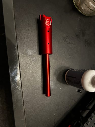 Customer photo review of Dr. Black 6063 Aluminum 6.01 Inner Barrel for Hi-Capa 5.1 (113mm)