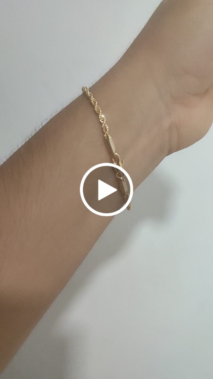 Customer video review of Pulseras Lazo en Oro laminado 18k Para Pareja