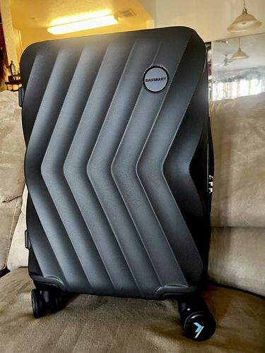 Customer photo review of Globetrotter 21" Hardside Rolling Carry-on Stylish Suitcase