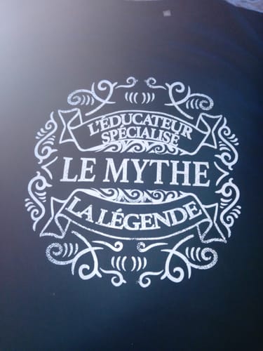 Customer photo review of T-shirt Homme Educateur spécialisé Mythe Légende