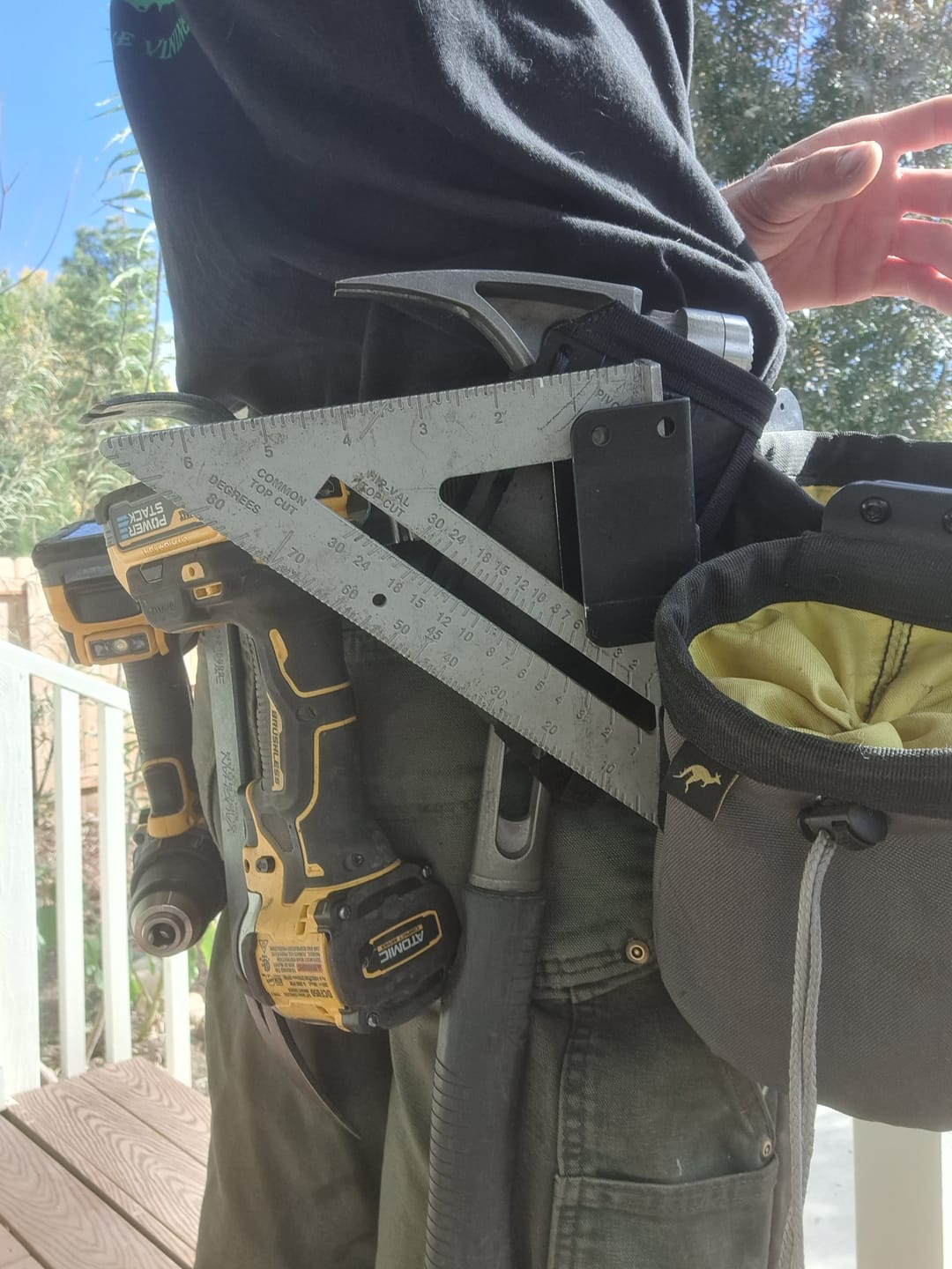 Customer photo review of SquareMaster | Clip-On Square Holster