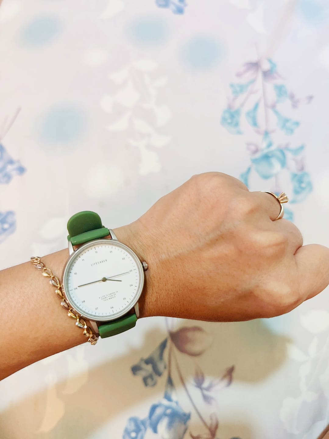 Customer photo review of Life Saver Watch 4.0 – Army Green