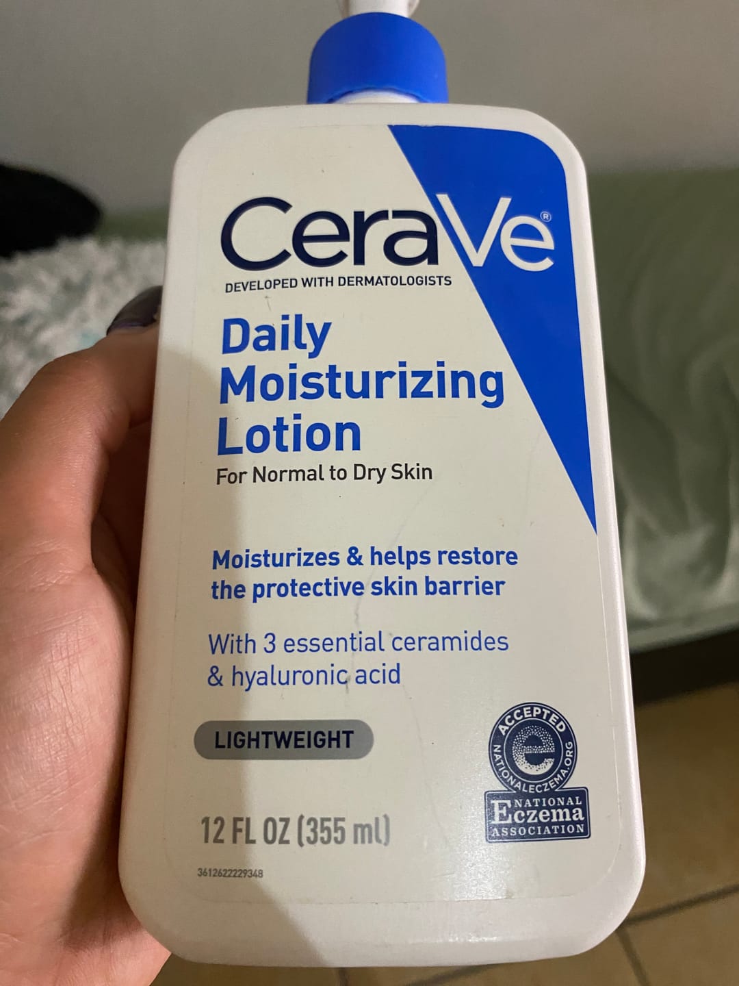 Customer photo review of Daily Moisturizing Lotion
