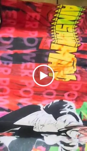 Customer video review of Power Car Sunshade Custom Chainsaw Man Anime Car Interior Accessories