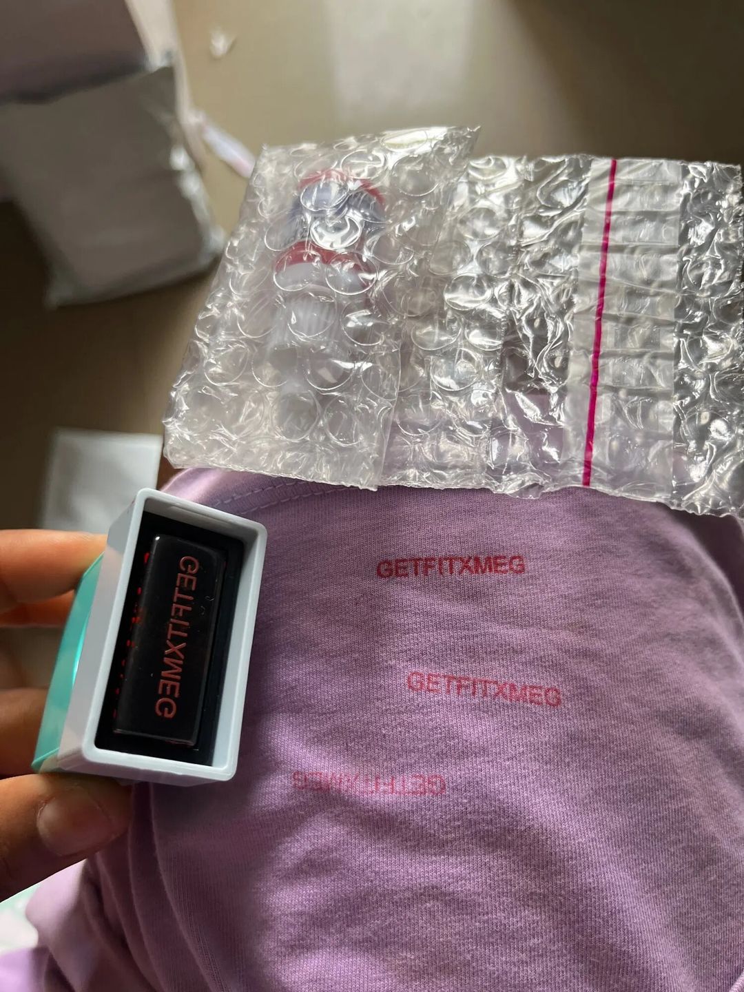 Customer photo review of NameStamp-Business Style Name Stamp
