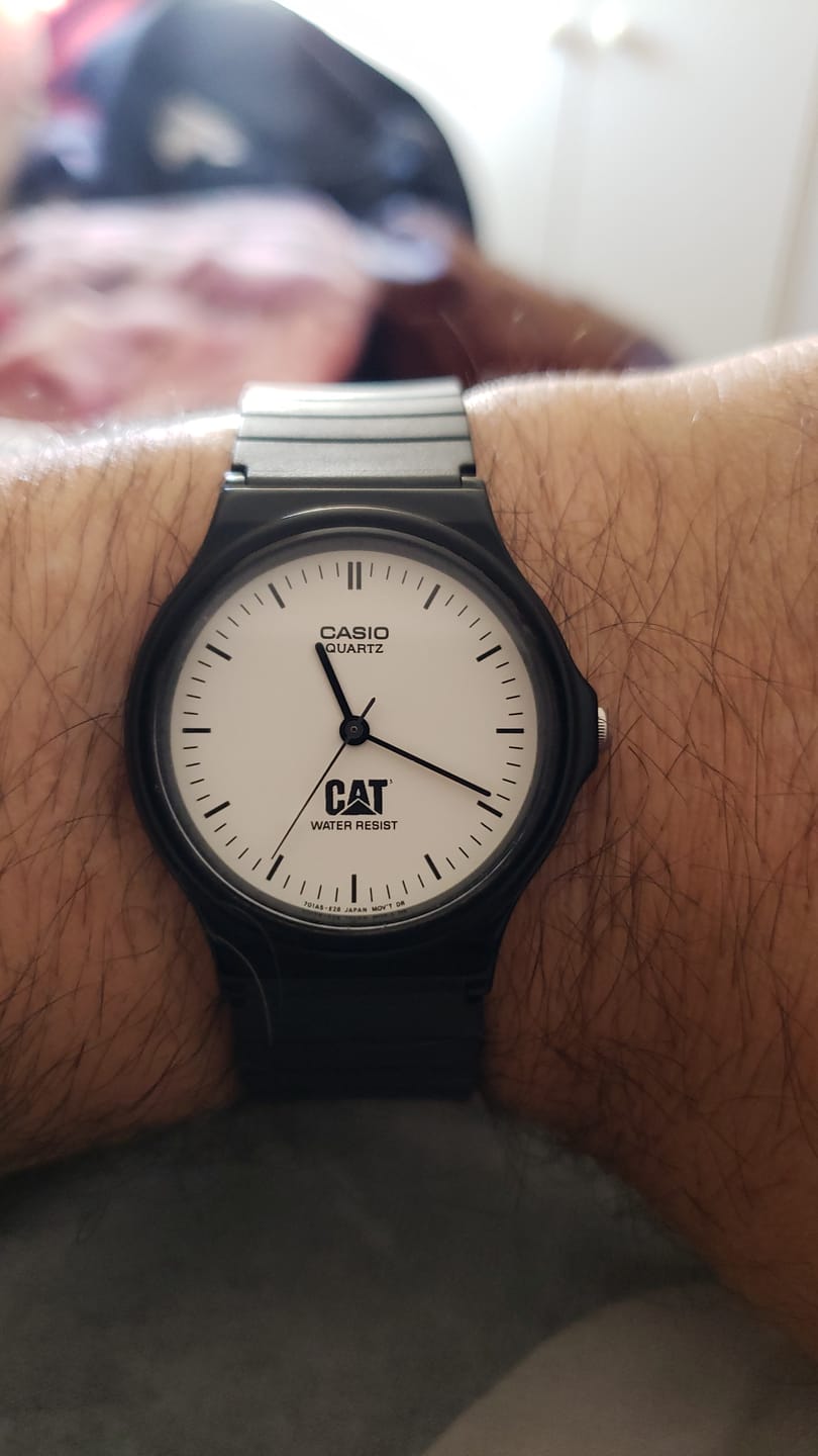 Customer photo review of Reloj Casio Vintage MQ-24-7BLDF Blanco Números