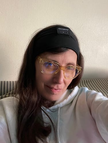 Customer photo review of CozyBand Wireless Headphones