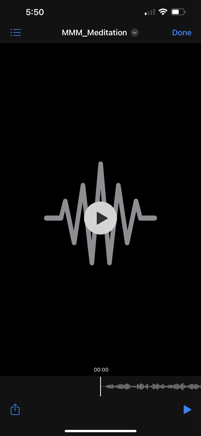 Customer photo review of Guided meditation audio download - Increasing Your Wealth Meditation