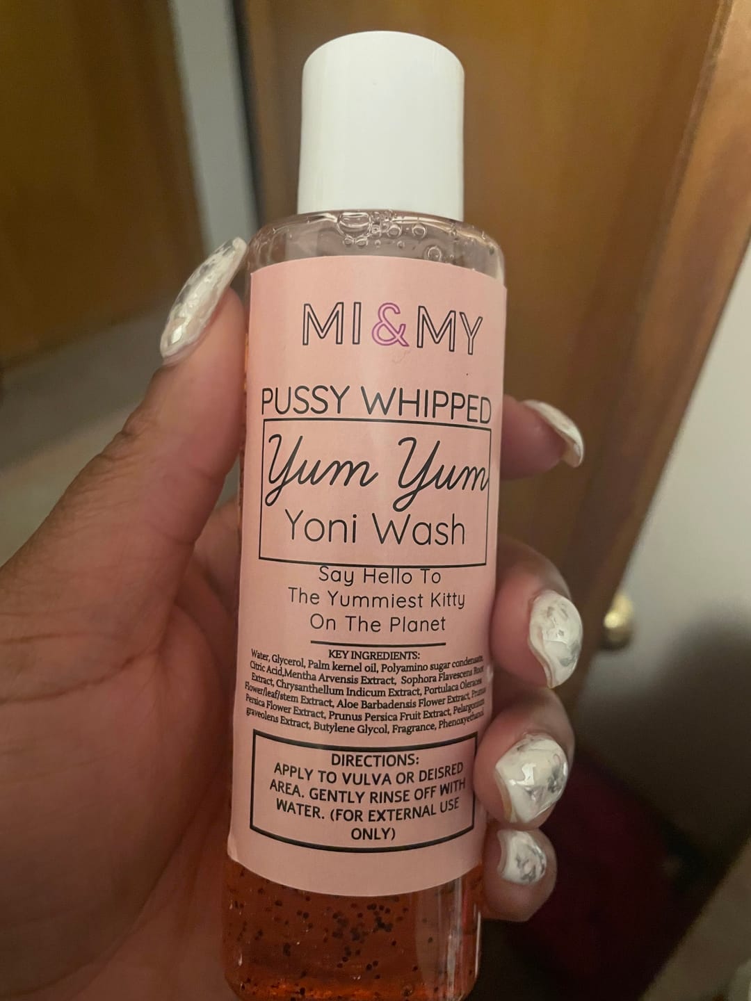 Customer photo review of P*ssy Whipped Yum Yum Yoni Wash