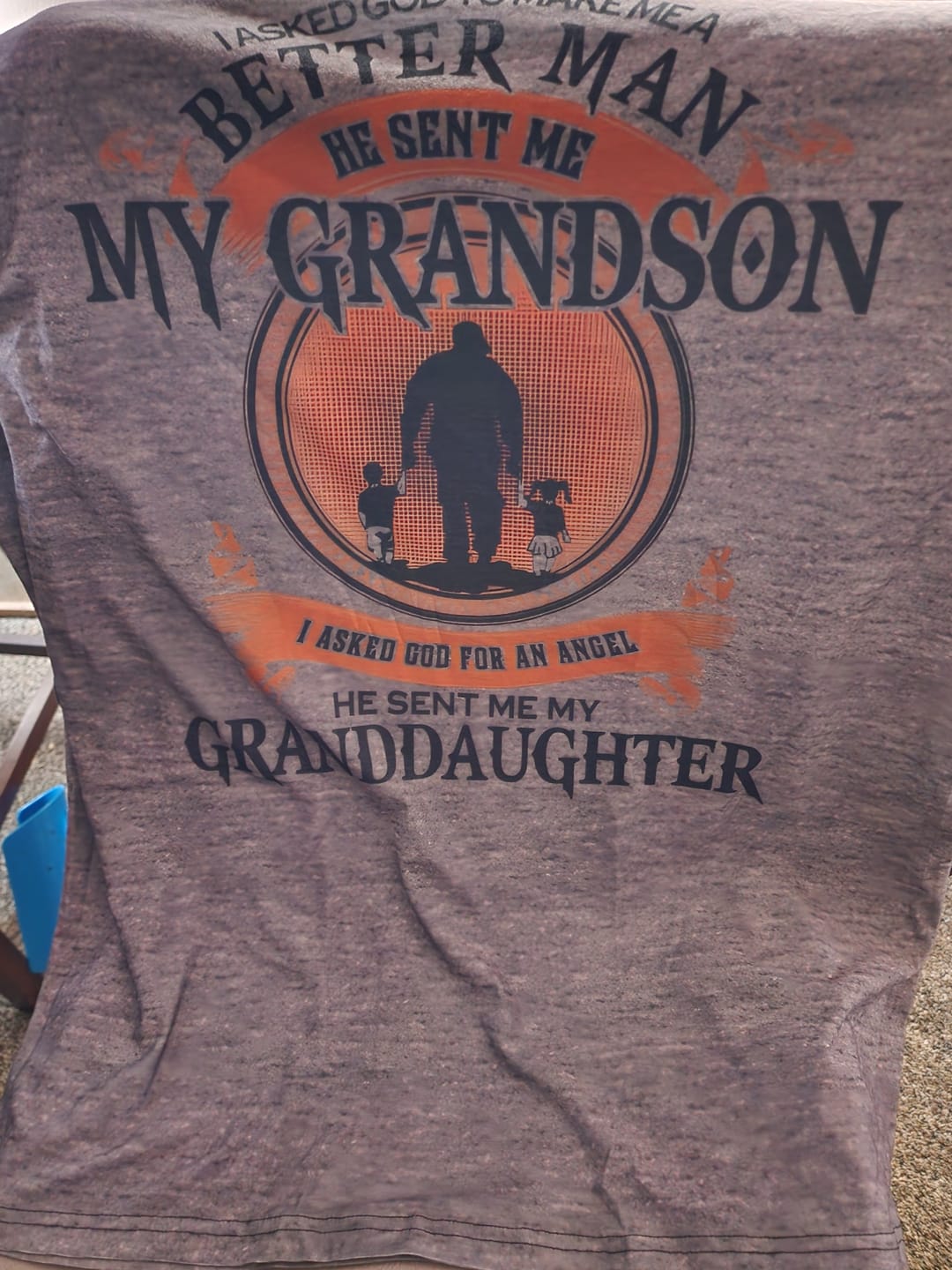 Customer photo review of MAKE ME A BETTER MAN - PERFECT GIFT FOR GRANDPA Classic T-Shirt
