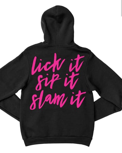 Customer photo review of Wet Pussy Hoodie